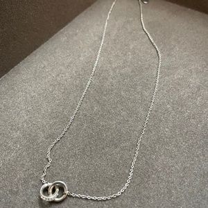 Silver Interlocked Necklace
